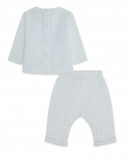 Ensemble en jersey long sans pieds garçon blanc luna llena Ensemble en jersey long sans pieds garçon blanc luna llena