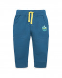 Pantalon en peluche lacets garçon bleu color hikers Pantalon en peluche lacets garçon bleu color hikers