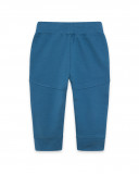 Pantalon en peluche lacets garçon bleu color hikers Pantalon en peluche lacets garçon bleu color hikers