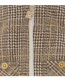 Veste réversible en peluche et forrure garçon marron brownie Veste réversible en peluche et forrure garçon marron brownie