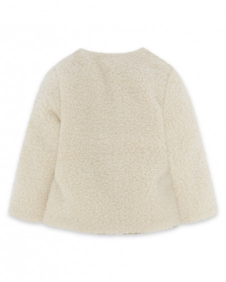 Veste réversible en peluche et forrure garçon marron brownie Veste réversible en peluche et forrure garçon marron brownie