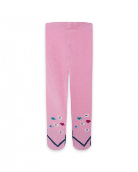 Collants fleurs fille roses kyoto girls Collants fleurs fille roses kyoto girls