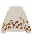 Sweat-shirt capuche en peluche avec fermeture éclair fille Sweat-shirt capuche en peluche avec fermeture éclair fille