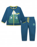 Sweat et pantalon en peluche jogging garçon bleu color hikers Sweat et pantalon en peluche jogging garçon bleu color hikers