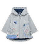 Gabardine avec capuche garçon gris glaciar Gabardine avec capuche garçon gris glaciar