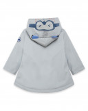 Gabardine avec capuche garçon gris glaciar Gabardine avec capuche garçon gris glaciar