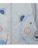 Gabardine avec capuche garçon gris glaciar Gabardine avec capuche garçon gris glaciar