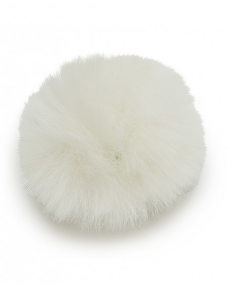 élastique cheveux en fourrure fille beige hidden nature élastique cheveux en fourrure fille beige hidden nature