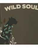 Tee-shirt en jersey message fille vert hidden nature Tee-shirt en jersey message fille vert hidden nature