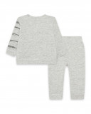 Survêtement coton molletonné zèbre garçon gris city gamer Survêtement coton molletonné zèbre garçon gris city gamer