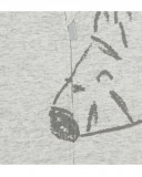 Survêtement coton molletonné zèbre garçon gris city gamer Survêtement coton molletonné zèbre garçon gris city gamer
