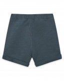 Bermuda en coton molletonné boutons garçon bleue basicos kids Bermuda en coton molletonné boutons garçon bleue basicos kids