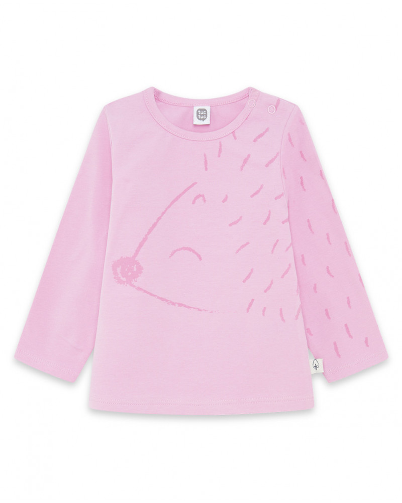 Tee-shirt en jersey oursin garçon rose city gamer