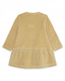 Robe velours petit ourson fille beige brownie bears Robe velours petit ourson fille beige brownie bears