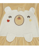 Robe velours petit ourson fille beige brownie bears Robe velours petit ourson fille beige brownie bears