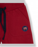 Pantalon en peluche avec poches garçon rouge hello london Pantalon en peluche avec poches garçon rouge hello london