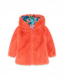 Parka réversible avec capuche fille rouge color hikers Parka réversible avec capuche fille rouge color hikers