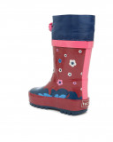 Bottes de pluie fleurs fille roses kyoto girls Bottes de pluie fleurs fille roses kyoto girls