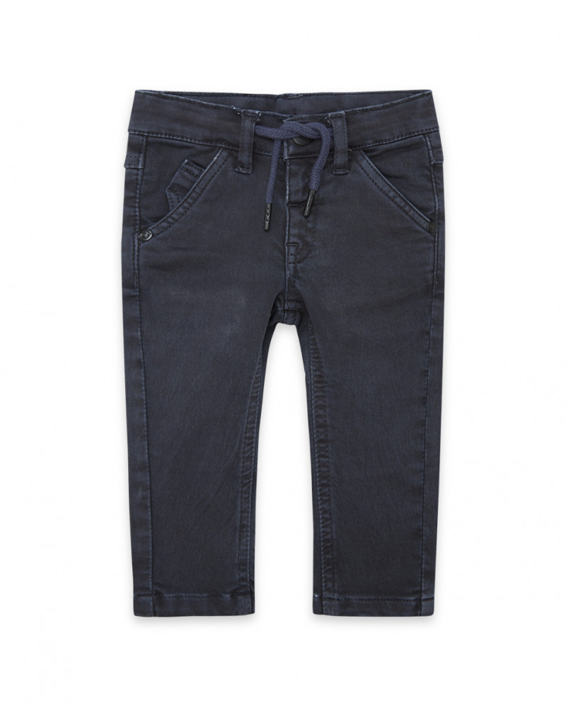 Pantalon en sergé lacets garçon marine mountain