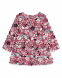 Robe en jersey fleurs fille rose dancing in the woods Robe en jersey fleurs fille rose dancing in the woods
