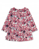 Robe en jersey fleurs fille rose dancing in the woods Robe en jersey fleurs fille rose dancing in the woods