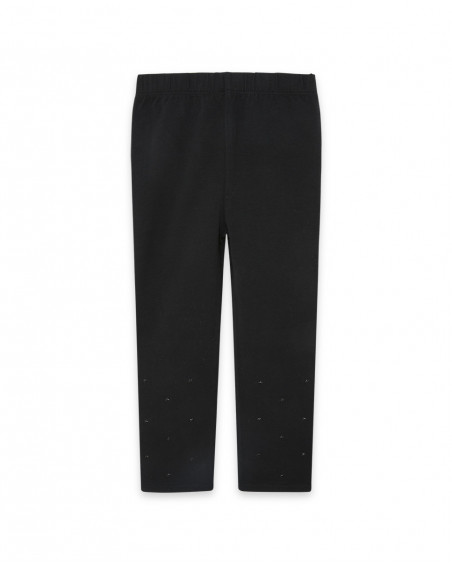 Leggings en jersey étoiles garçon noirs basicos baby Leggings en jersey étoiles garçon noirs basicos baby