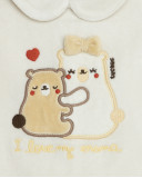Ensemble velours teddies fille beige brownie bears Ensemble velours teddies fille beige brownie bears