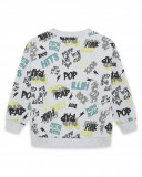 Sweat-shirt en peluche fermée sans capuche fille gris wild soul Sweat-shirt en peluche fermée sans capuche fille gris wild soul