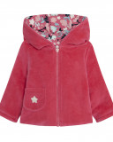 Parka réversible avec capuche fille rose dancing in the woods Parka réversible avec capuche fille rose dancing in the woods