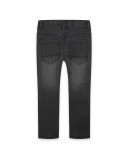 Pantalon en jeans à l'aspect usé fille gris basicos baby Pantalon en jeans à l'aspect usé fille gris basicos baby