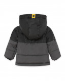 Parka matelassée avec capuche garçon gris bee happy Parka matelassée avec capuche garçon gris bee happy