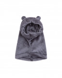 Bandana-capuche oreilles garçon gris basicos baby Bandana-capuche oreilles garçon gris basicos baby