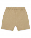 Bermuda en coton molletonné avec poches garçon beige basicos Bermuda en coton molletonné avec poches garçon beige basicos