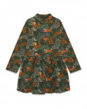 Robe en jersey imprimé fille verte hidden nature Robe en jersey imprimé fille verte hidden nature