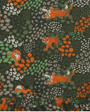 Robe en jersey imprimé fille verte hidden nature Robe en jersey imprimé fille verte hidden nature