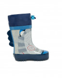 Bottes de pluie imprimées garçon gris glaciar Bottes de pluie imprimées garçon gris glaciar