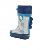 Bottes de pluie imprimées garçon gris glaciar Bottes de pluie imprimées garçon gris glaciar