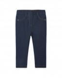 Jeggings en coton molletonné effet denim garçon marine basicos Jeggings en coton molletonné effet denim garçon marine basicos