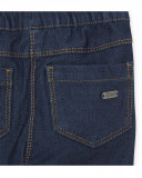 Jeggings en coton molletonné effet denim garçon marine basicos Jeggings en coton molletonné effet denim garçon marine basicos