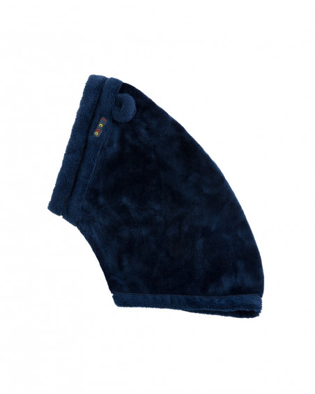 Bandana-capuche oreilles garçon marine basicos baby Bandana-capuche oreilles garçon marine basicos baby