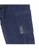 Pantalon en velours côtelé avec poches garçon bleu hello london Pantalon en velours côtelé avec poches garçon bleu hello london