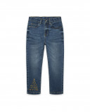 Pantalon en jeans à l'aspect usé garçon bleu northern whales Pantalon en jeans à l'aspect usé garçon bleu northern whales