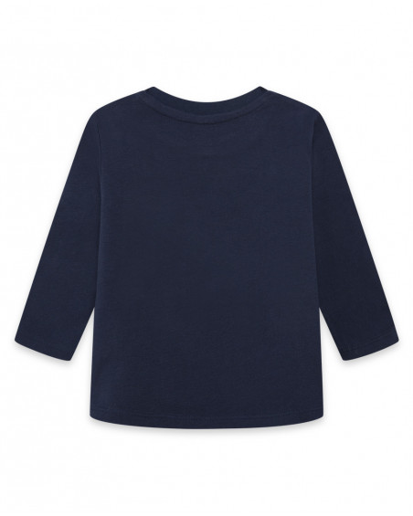 Tee-shirt en jersey poche garçon marine mountain Tee-shirt en jersey poche garçon marine mountain