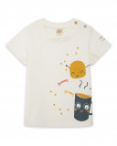 Tee-shirt en jersey manche courte garçon beige basicos kids Tee-shirt en jersey manche courte garçon beige basicos kids