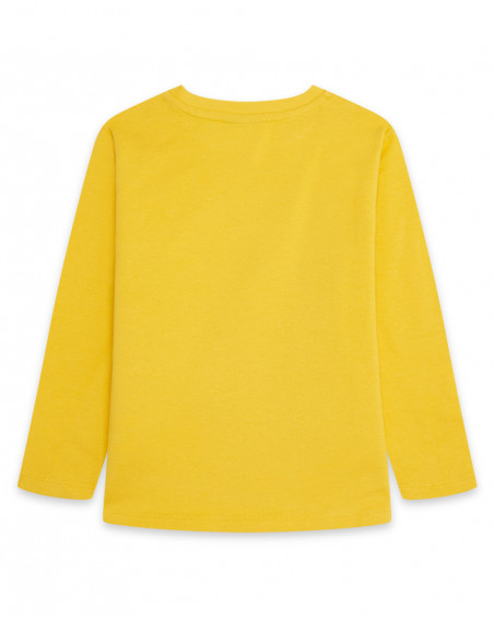 Tee-shirt en jersey message fille jaune dance muse Tee-shirt en jersey message fille jaune dance muse