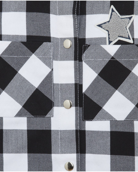Robe flanelle à carreaux garçon noir hits of 90 Robe flanelle à carreaux garçon noir hits of 90