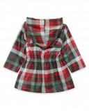 Gabardine avec capuche fille rouge highlands Gabardine avec capuche fille rouge highlands