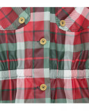 Gabardine avec capuche fille rouge highlands Gabardine avec capuche fille rouge highlands