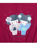 Sweat-shirt et leggings peluche imprimé fille rose kyoto girls Sweat-shirt et leggings peluche imprimé fille rose kyoto girls