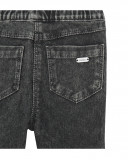Jeggings en coton molletonné effet denim garçon gris basicos Jeggings en coton molletonné effet denim garçon gris basicos